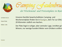 Tablet Screenshot of camping-faulenbruch.de